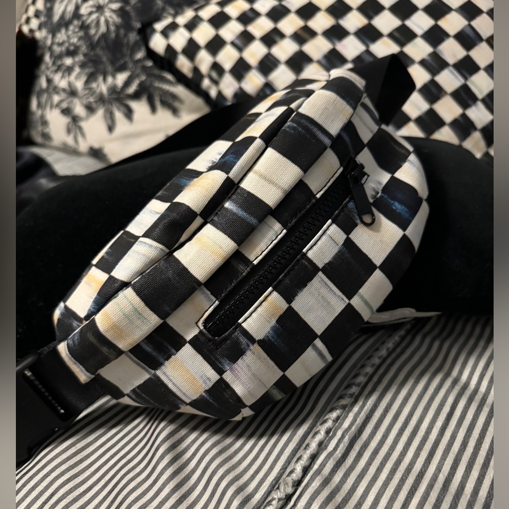 Mackenzie Childs Fanny swing pack purse.
